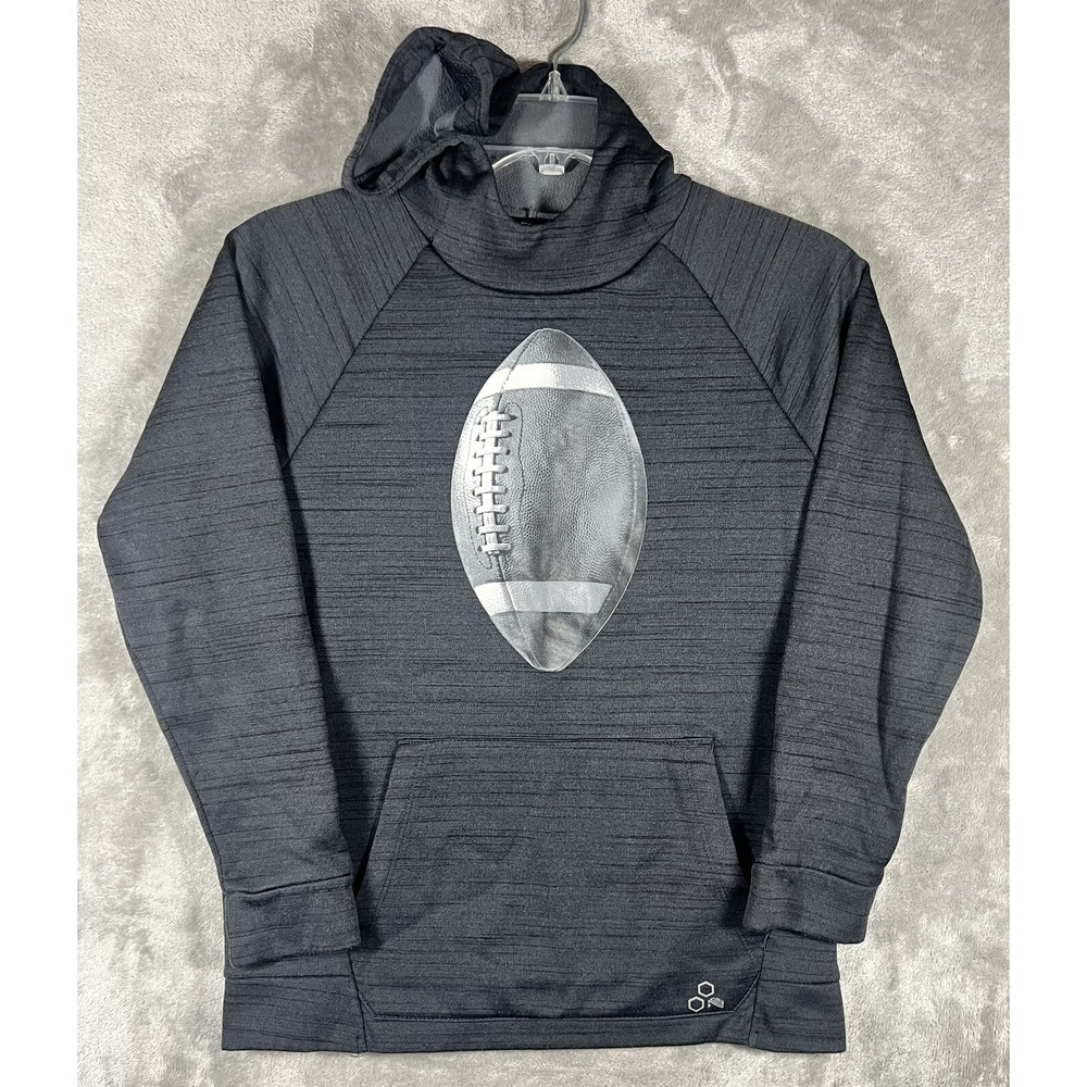 Tek Gear Hoodie Football Youth M Medium 10-12 Hooded‎ Sweatshirt Sleeve Graphic